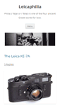 Mobile Screenshot of leicaphilia.com